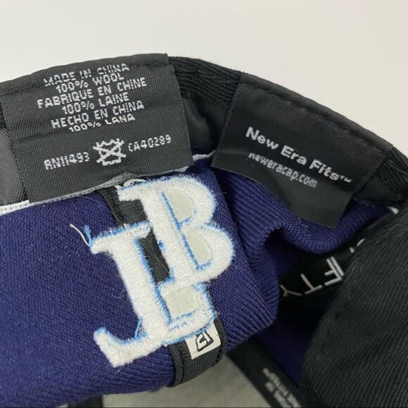 New Era 59Fifty MLB Tampa Bay Rays Genuine Merchandise Baseball Cap Hat Blue - Picture 9 of 10